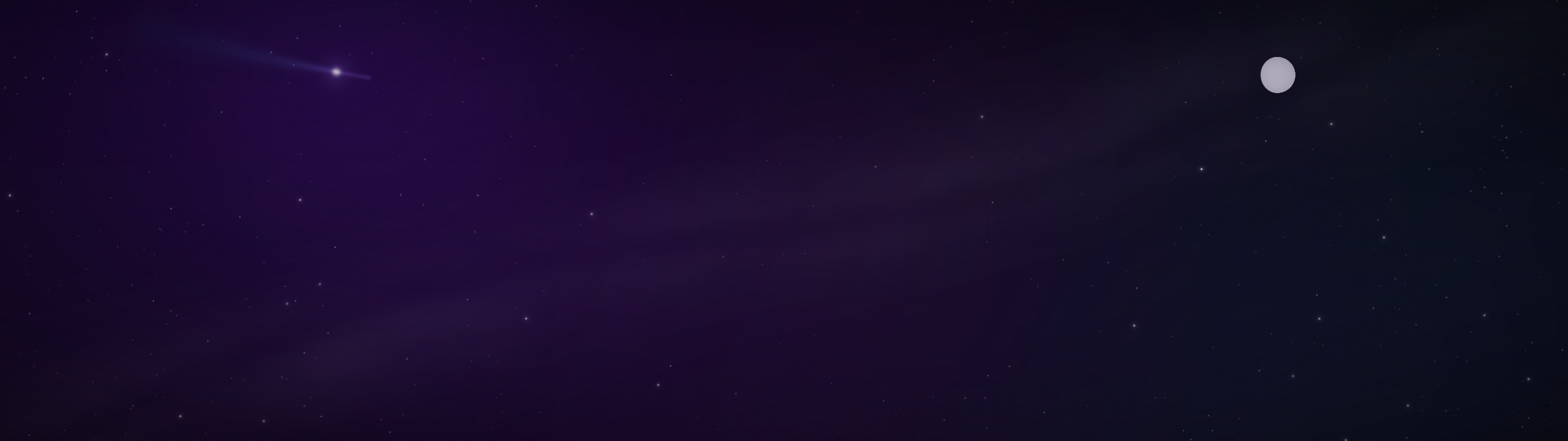 Celestial features from the project’s own visual examples.